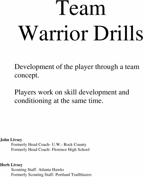 Product picture Basketball Individual Improvement: NBA Warrior Drills