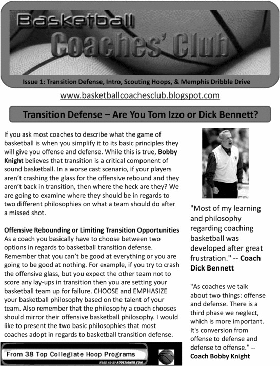 Product picture How to Coach Basketball Zone Defense 111 pages